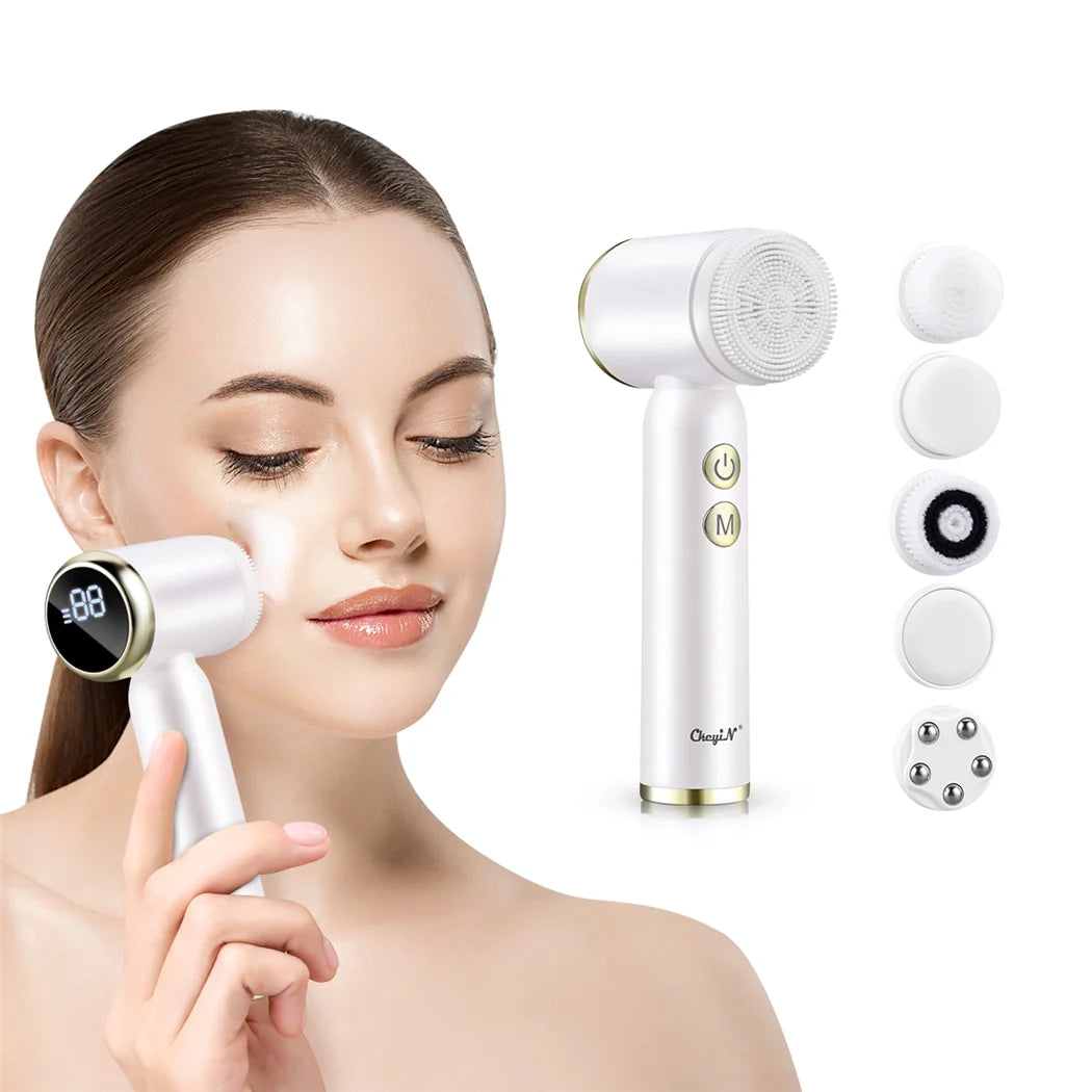 6-in-1 Electric Facial Cleansing